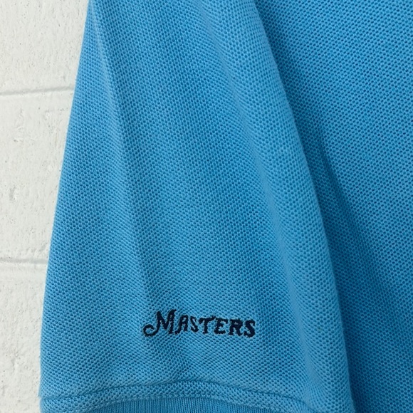 Blue Polo Shirt with Embroidered Logo - Picture 6 of 6
